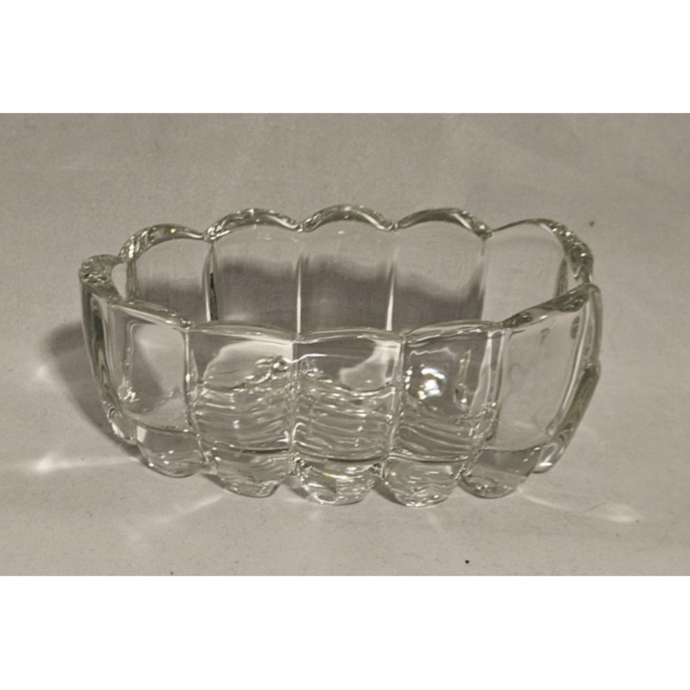 Vintage Princess House Crystal Utensil Spoon & Fork Rest Holder